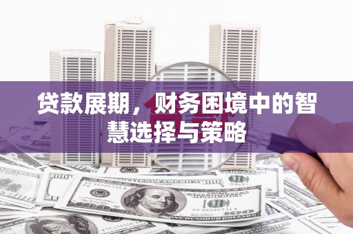 西岗贷款展期，财务困境中的智慧选择与策略