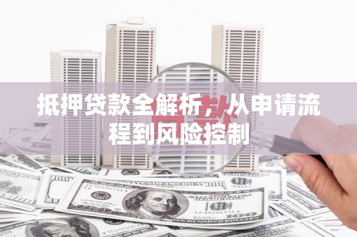 西岗抵押贷款全解析，从申请流程到风险控制
