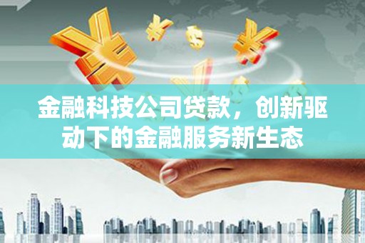 西岗金融科技公司贷款，创新驱动下的金融服务新生态
