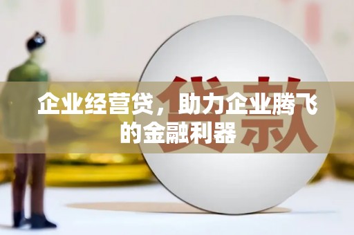 西岗企业经营贷，助力企业腾飞的金融利器