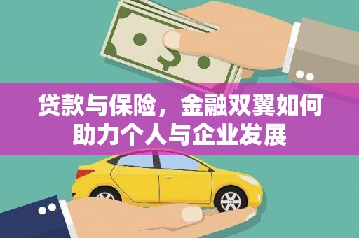 西岗贷款与保险，金融双翼如何助力个人与企业发展