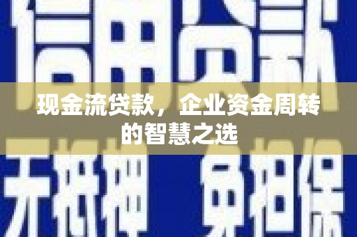 西岗现金流贷款，企业资金周转的智慧之选