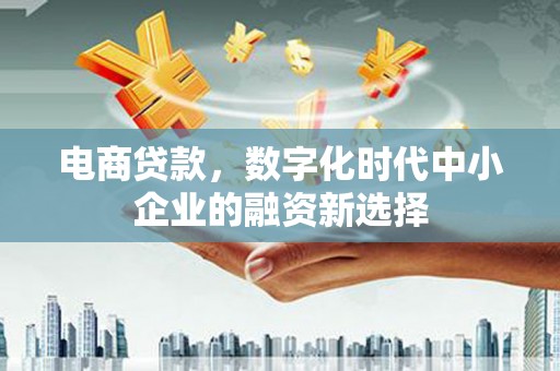 西岗电商贷款，数字化时代中小企业的融资新选择