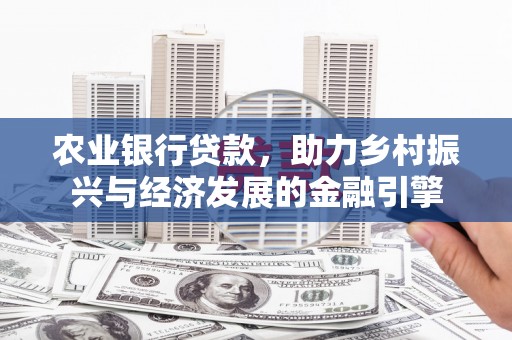 西岗农业银行贷款，助力乡村振兴与经济发展的金融引擎