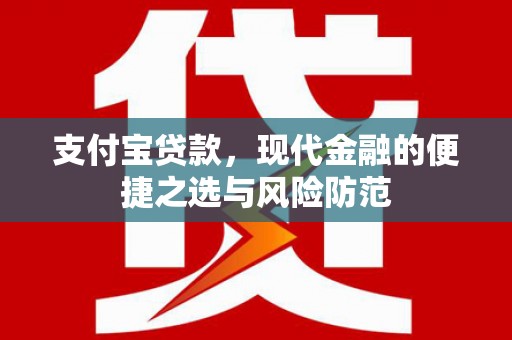 西岗支付宝贷款，现代金融的便捷之选与风险防范