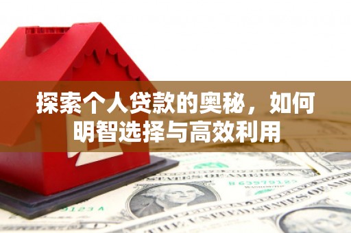 西岗探索个人贷款的奥秘，如何明智选择与高效利用