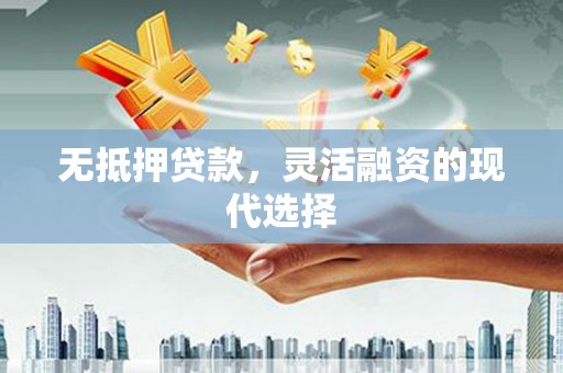 西岗无抵押贷款，灵活融资的现代选择