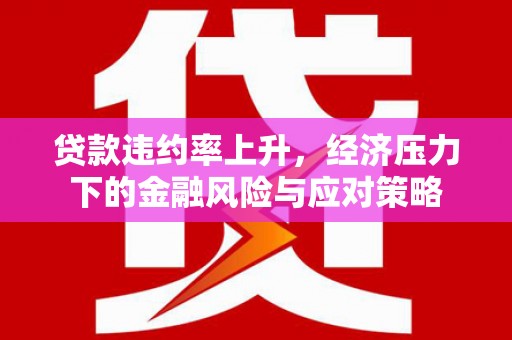 西岗贷款违约率上升，经济压力下的金融风险与应对策略