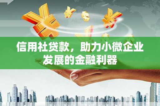 西岗信用社贷款，助力小微企业发展的金融利器