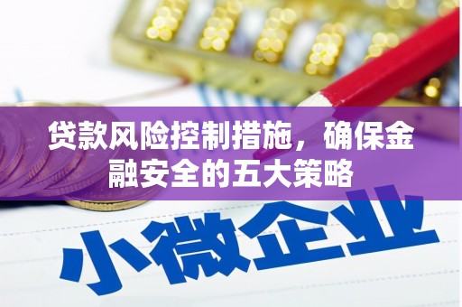 西岗贷款风险控制措施，确保金融安全的五大策略