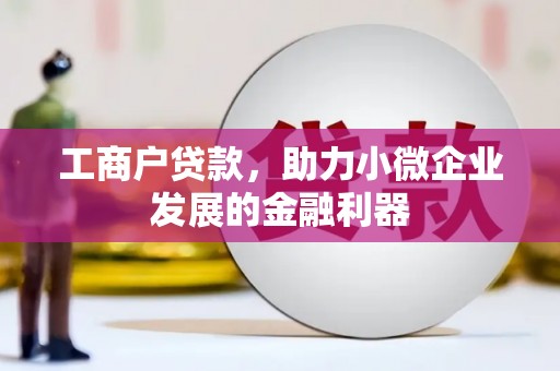 西岗工商户贷款，助力小微企业发展的金融利器