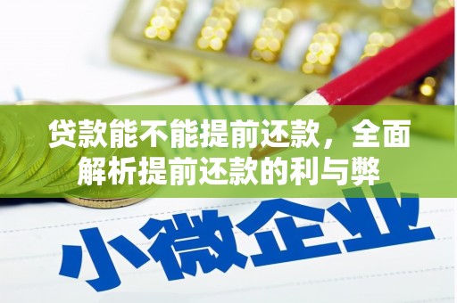 西岗贷款能不能提前还款，全面解析提前还款的利与弊