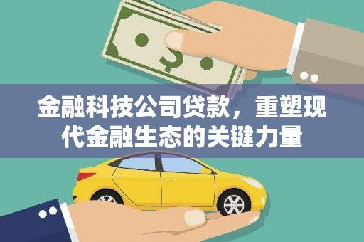 西岗金融科技公司贷款，重塑现代金融生态的关键力量
