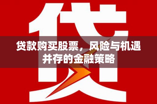 西岗贷款购买股票，风险与机遇并存的金融策略