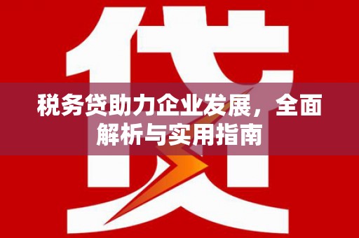 西岗税务贷助力企业发展，全面解析与实用指南