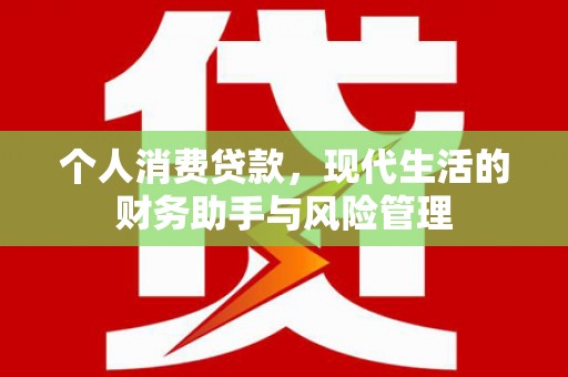 西岗个人消费贷款，现代生活的财务助手与风险管理