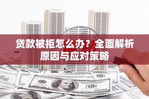 西岗贷款被拒怎么办？全面解析原因与应对策略