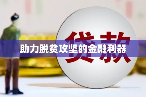 西岗助力脱贫攻坚的金融利器