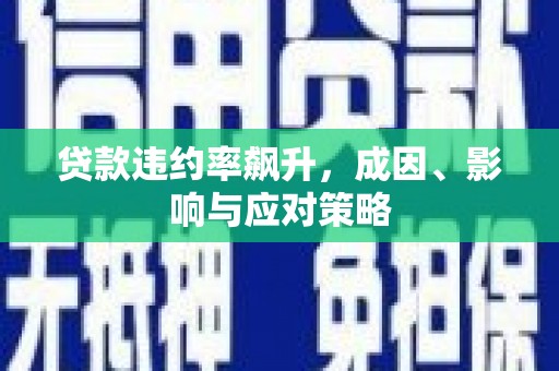 西岗贷款违约率飙升，成因、影响与应对策略